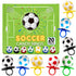 Soccer Candy 3D Rings Bulk Individually Wrapped Suckers 20 Count Soccer Party