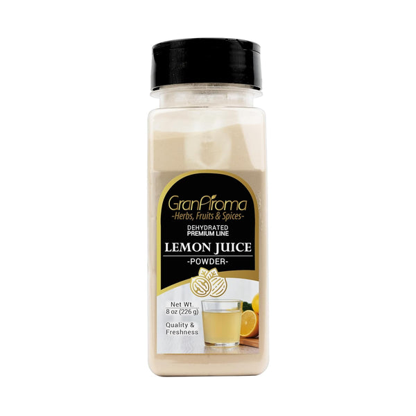 GranAroma Lemon Juice Powder, Tart Flavor, Drinks, Flavoring (8 Ounce)