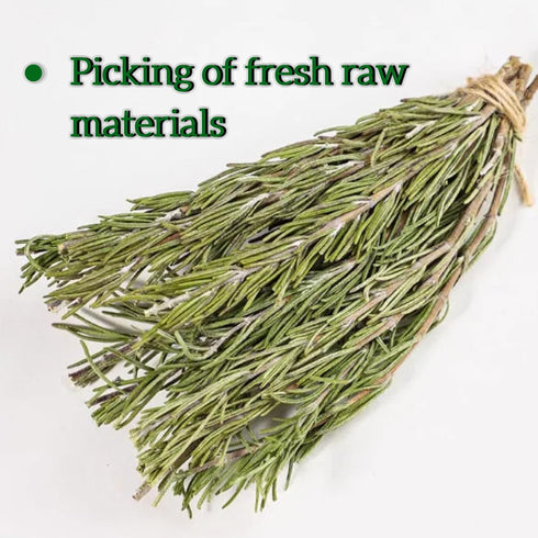 CYHJTCHS 20g (25 Dried Whole Rosemary Sprigs Bulk, Pcs), Premium Fresh Aroma Sprigs with Intact Rosemary Leaves