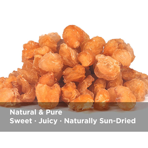 ,100% 1LB (16oz) ,Packed NESTLADY Natural Dried Longan fruit Meat ,,No Sugars , Used in teas, Snacks, Dessert