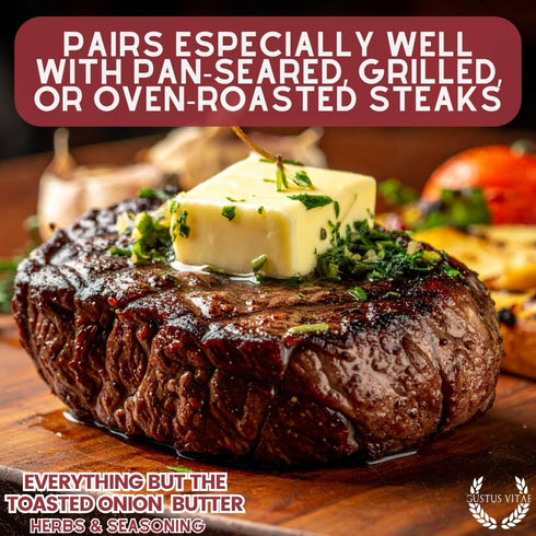 GLP-1 Everything But The Toasted Onion Butter Herbs & Seasoning | Artisanal Spice Butter Blend | All Natural, Non GMO |