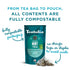 Teatulia Organic Mint Tea Bags - 50 Pyramid Sachet Teabags, Whole Leaf Mint Tea, Caffeine-Free