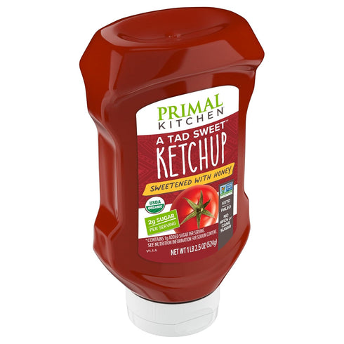 18.5 OZ PRIMAL KITCHEN Organic Tad Sweet Ketchup