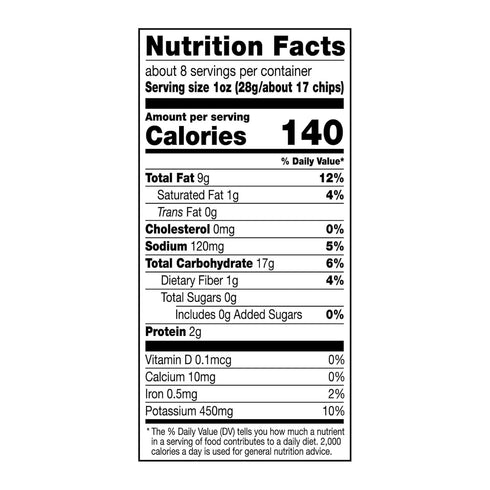 7.5 Hawaiian Kettle Style Potato Chips, Original, Ounce