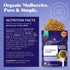 Mulberries Mulberries (8oz. 8 Navitas Organics For Healthy Snacks, Topping, Baking & More Sun Dried White Turkish No