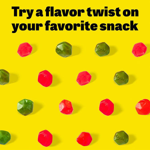 6 4.8 oz Gushers Fruit Flavored Kids Snacks, Watermelon and Sour Apple Flavor, Pouches