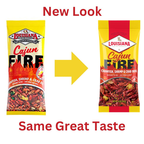 Louisiana Fish Fry, Cajun Fire Boil, 14 oz (Pack of 1)