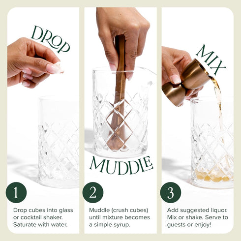 (30) Teaspressa Luxe Mixer Cube - Cocktail Drink Mixer (Espresso Martini)