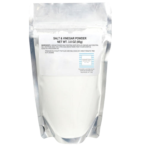 Salt and Vinegar Powder, 3 Ounce Bag, Salt And Vinegar Seasoning, Hampton