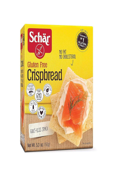 Schar Crispbread, Certified Gluten Free, No GMO's, Lactose, Fat, Cholesterol, Wheat or Preservatives, 5.3 oz