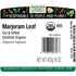 Frontier Natural Food Products 2618 Cut and Sifted Organic Marjoram Leaf, 16 oz