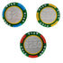 (2 Fruidles Casino Poker Chips - Belgian Milk Chocolate Coins, Kosher Certified Dairy, Non GMO Pounds)