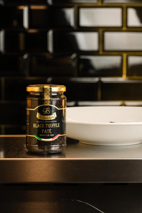 3.17 oz (90 100% La Rustichella - Black Truffle Pat gr) - Made in Italy | Vegan, Gluten-Free, Cholesterol-Free