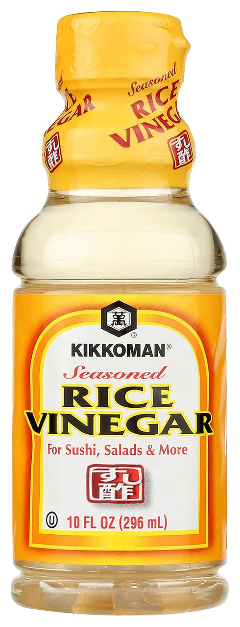 Kikkoman Vinegar Rice Seasoned, 10 Oz (Pack Of 6)
