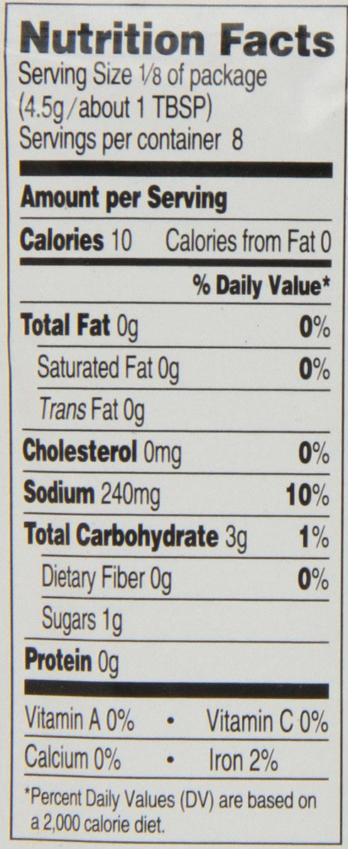 CHI-CHI’S Taco Seasoning Mix, 1.25 oz, Pack of 24