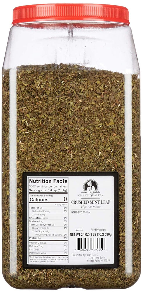 Chef's Quality 24 Mint Leaves, Ounce