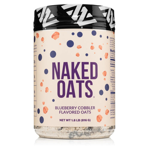 Naked Oats - Blueberry Cobbler Overnight Oats, 20g Grass-Fed Protein, Gluten-Free Oatmeal