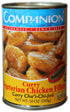 Companion Foods Companion - Curry Vegetarian Chicken Fillets, 10 oz. Can (Pack of 6)