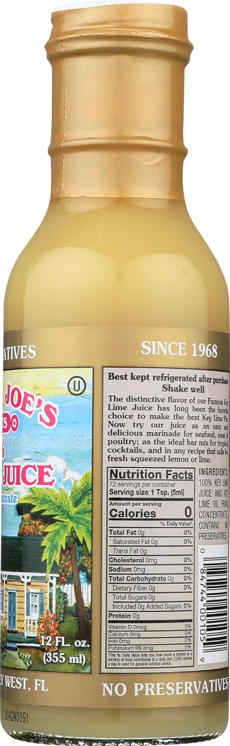 Nellie & Joe's 12 NELLIE & JOE Key Lime Juice, FZ