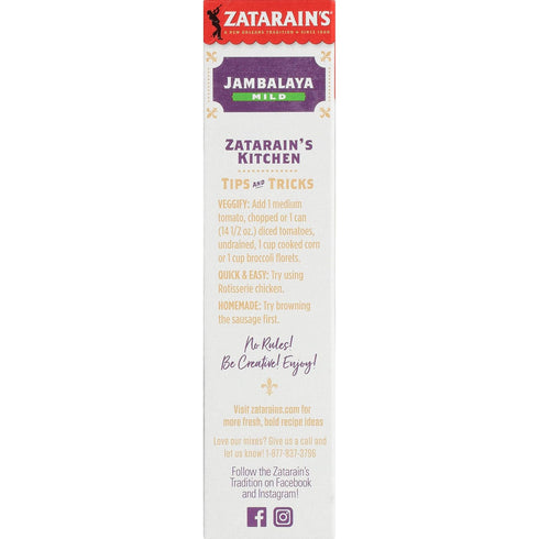 8 oz (Pack 8) Zatarain's Mild Jambalaya Mix