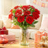 Dozen Benchmark Bouquets - Red Roses Bouquet - Fresh Flowers for Delivery - Mothers Day Flowers - One Long Stem Roses