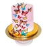 34pcs Pre-Cut Edible Butterflies Wafer Paper for Easter Wedding Cake Cupcake