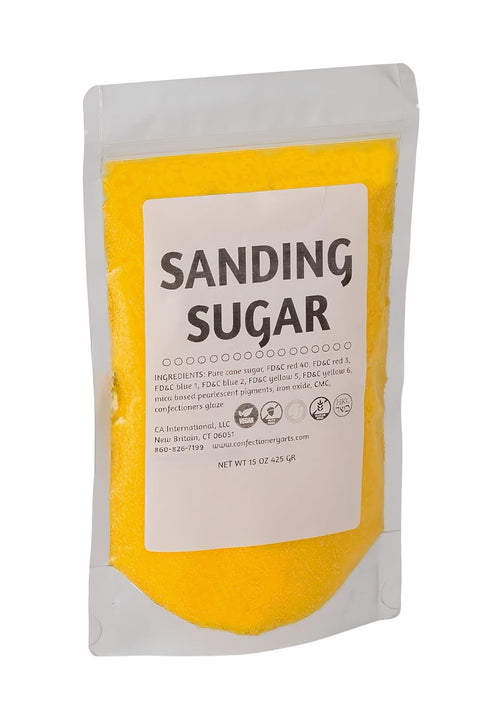 Sweet Evas YELLOW SANDING SUGAR CRYSTALS - Sparkly, Colorful, Edible, Sugar Crystals, Sprinkle Mix,