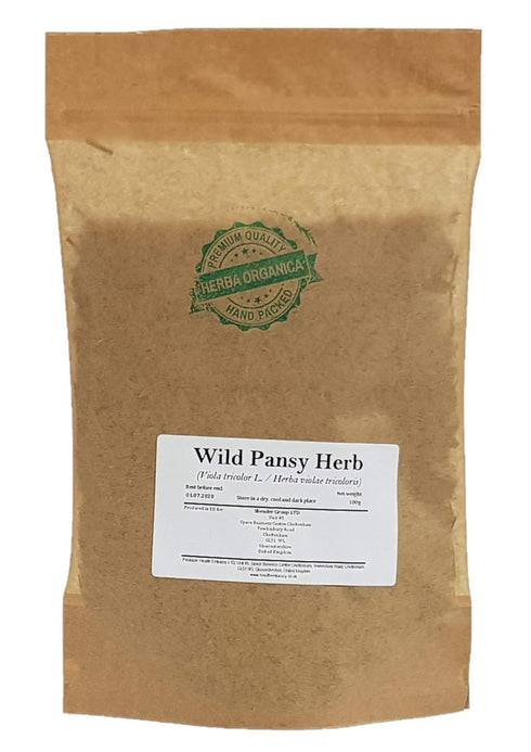Herba Organica Wild Pansy Herb - Viola Tricolor L - Herbal Tea