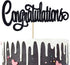 Congratulations Cake Topper, Congrats Grad Graduate Decorations for 2025 Graduation/Wedding/Birthday