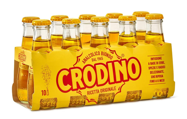 Crodino : non-alcoholic bitter aperitif, produced since 1964 - 10 x 100 ml