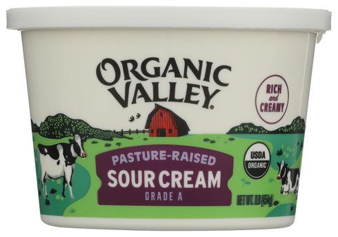 Organic Valley Organic Regular Sour Cream, 16 Oz
