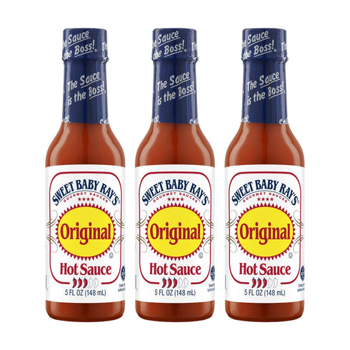 Sweet Baby Rays Original Hot Sauce 5 Fl Oz (Pack of 3)