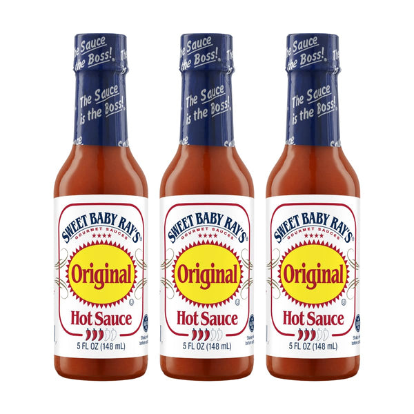 Sweet Baby Rays Original Hot Sauce 5 Fl Oz (Pack of 3)
