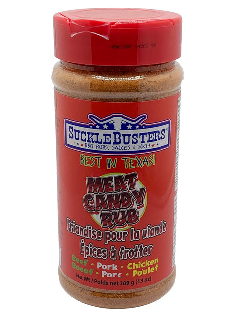 SuckleBusters Meat Candy BBQ Seasoning for Pork, and Chicken Super Sweet, Deep