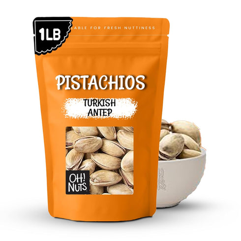 Oh! Nuts Pistachios - Roasted & Lightly Salted - 1 lb -