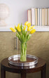 10 KaBloom - Bouquet of Fresh Yellow Tulips with Vase - Fresh Flowers for Birthday, Valentine's & Mother's Day