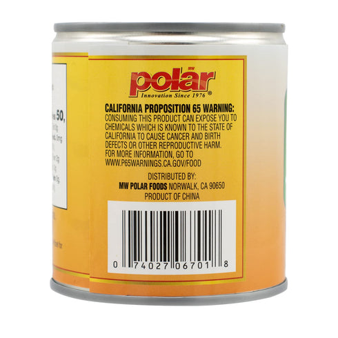 11 oz (Pack 1) MW Polar Lychee Cans No Sugar Added, Peeled & Pitted Asian Fruit, Cans of Gluten-Free, Non-GMO, BPA-Free