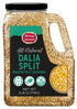 Spicy World Daliya Split (Roasted Split Chickpeas Dalia) 5 LB Bulk Jar - All