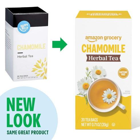 20 Amazon Grocery, Chamomile Herbal Tea Bags, Ct