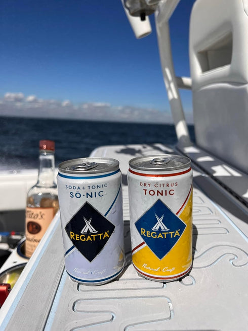 24, 7.5oz So-Nic, Club Soda + Tonic by Regatta Craft Mixers, All-Natural Ingredients, Gluten-Free, Non-GMO, Case