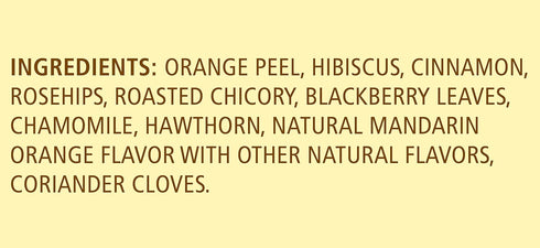 Celestial Seasonings Mandarin Orange Spice Herbal Tea, 20 Count