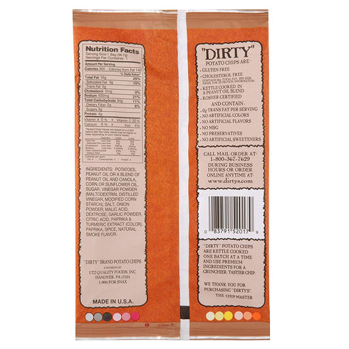 2 Oz (Pack 5) Dirty Kettle Potato Chips Funky Fusion Flavored