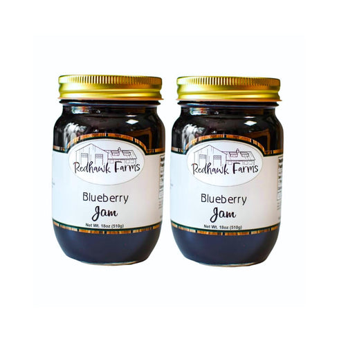 Redhawk Farms Blueberry Jam - Blueberry Preserves - Homemade Jams, Jellies, &