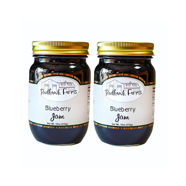Redhawk Farms Blueberry Jam - Blueberry Preserves - Homemade Jams, Jellies, &