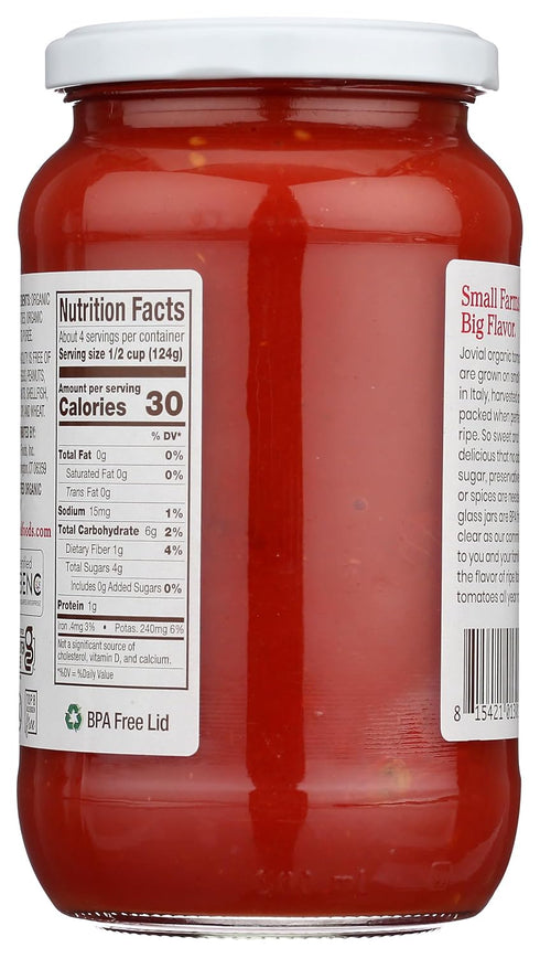 18.3 OZ JOVIAL Organic Tomatoes Whole Peeled