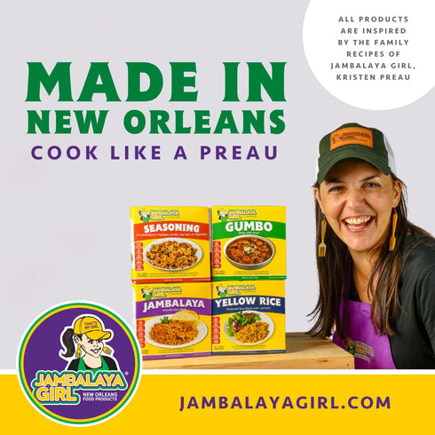 8 oz (4 pack) Jambalaya Girl Jambalaya Seasoned Rice Blend