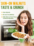 2LB 90% NatureBliss Raw Walnut Halves & Pieces, Premium Skin-On Walnuts, Whole Halves & Vacuum-Sealed for Freshness