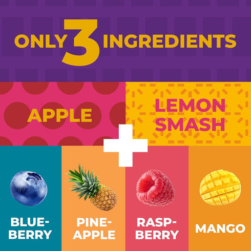0.88 oz 36 Fruit Snacks by Zest Delites, Fruit Leather Bars, Healthy Snacks for Adults & Kids, Vegan, Dried Apple-Based