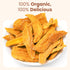Wellsley Farms 20oz Pack Organic Dried Mango - Vegan Friendly & Low Sodium Dried Fruit - No Added Sugar, Preservatives