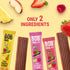 30 Pack BOB SNAIL Healthy Fruit Snacks for Kids and Adults Fruit Leather Snacks with Apple, Banana, Strawberry Vegan